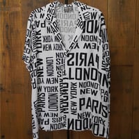ASOS TYPOGRAPHY PRINT SHIRT