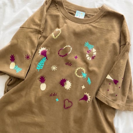 BOM（Ai nishimoto）／ハンドプリントTシャツ