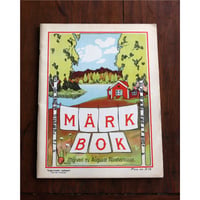 MÄRKBOK / スウェーデンの伝統的なモノグラム・刺繍図案集 1947年