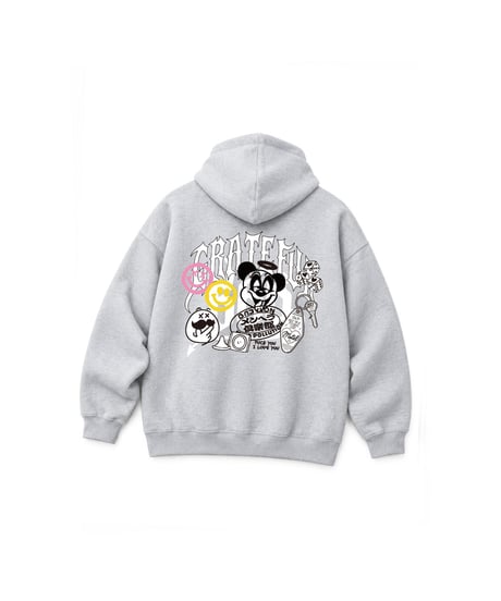 GRAPHIC PULL OVER HOODIE