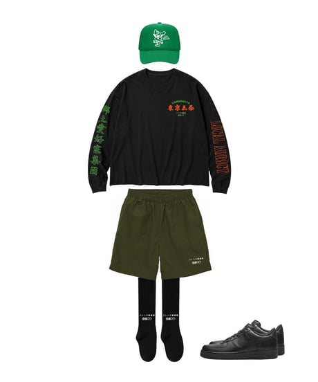 MINI LOGO NYLON SHORTS
