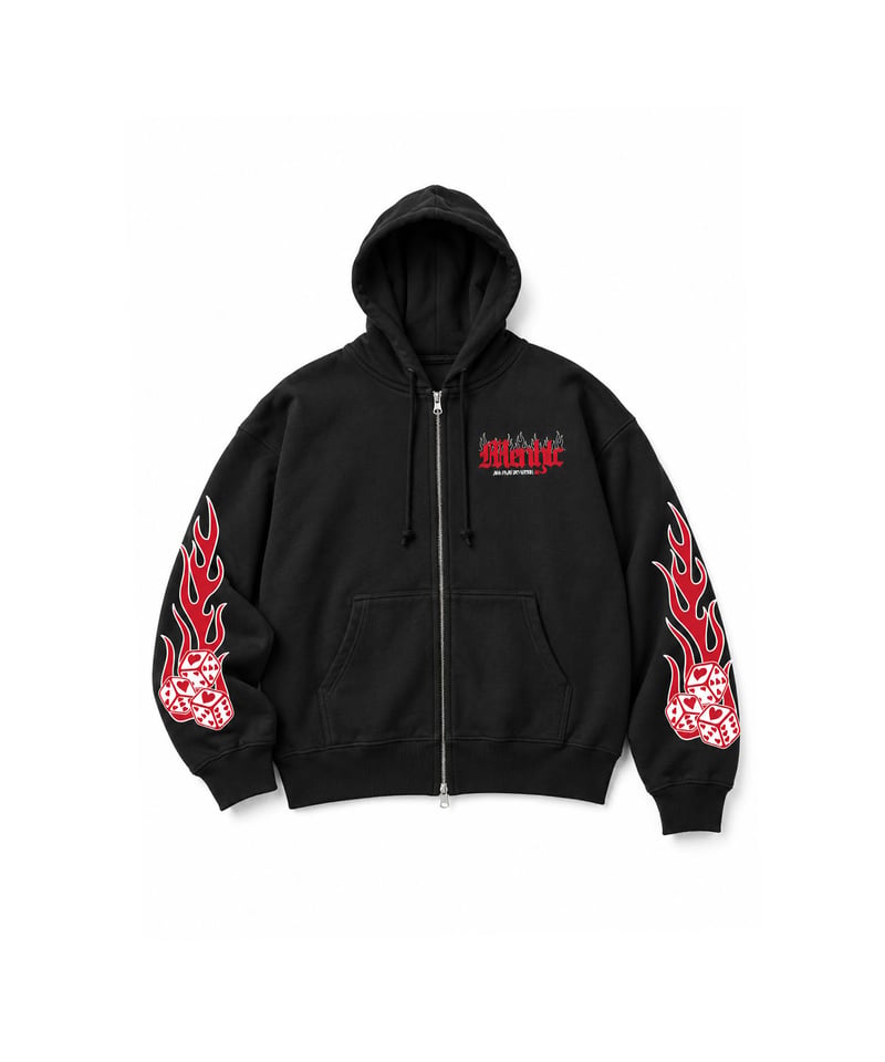 CEE-LO ZIP HOODIE | MENHLC-メンヘラ倶楽部-