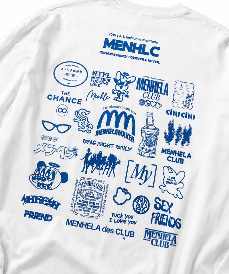 ARCHIVE LOGO L/S TEE | MENHLC-メンヘラ倶楽部-