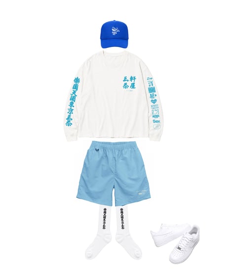 MINI LOGO NYLON SHORTS