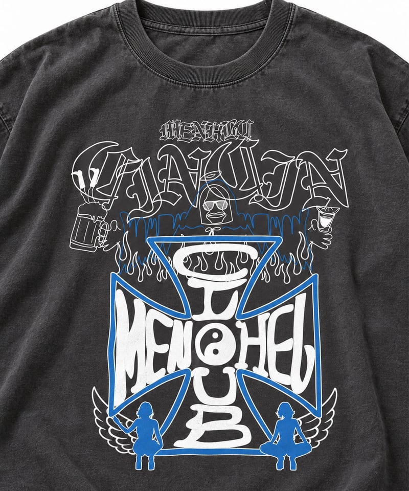 XL完売】TEE BLACK×T.BLUE 美品 入手困難 最終値下げしました。 CIN CIN L/S TEE | MENHLC-メンヘラ倶楽部-