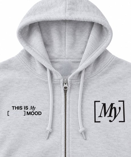 ［My］LOGO SWEAT ZIP HOODIE