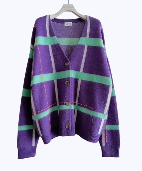 【HCAE】  JACQUARD KNIT CARDIGAN   E26A0044