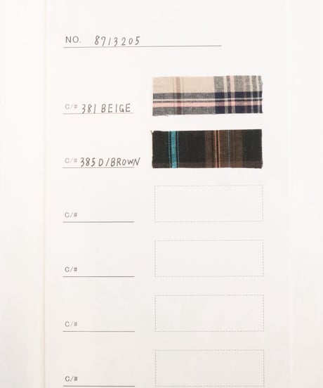 【Lemelange】マドラスチェックバンドカラーシャツ 8713205