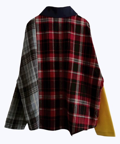 HCAE│ PANELED CHECK PULLOVER
