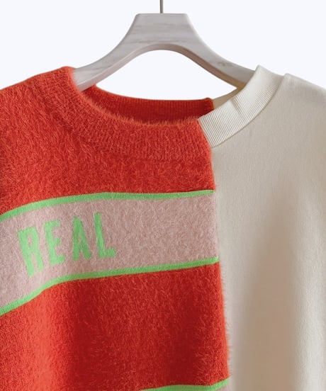 【HCAE】MIXD FABRIC SWEAT SHIRT    E26A0041