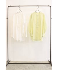 【Lemelange】ストライプバンドカラーシャツ 8713204