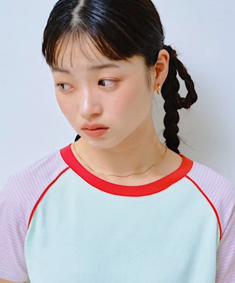 【HCAE】 CONTRAST RAGLAN TEE　E27S0014