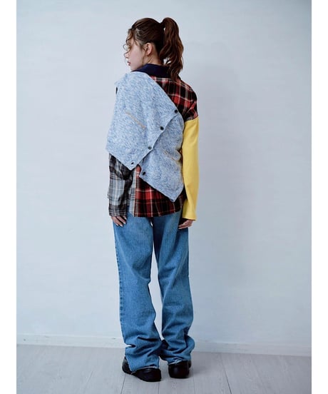 HCAE│ PANELED CHECK PULLOVER