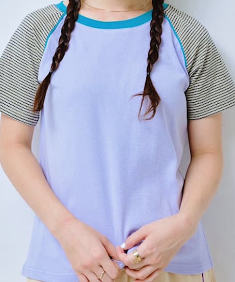 【HCAE】 CONTRAST RAGLAN TEE　E27S0014