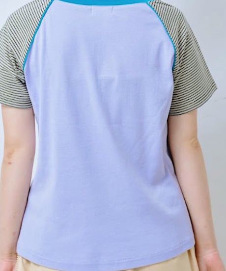【HCAE】 CONTRAST RAGLAN TEE　E27S0014