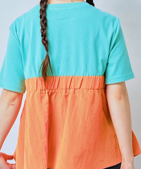 【HCAE】 BUSTIER LAYERED TOP　E27S0016