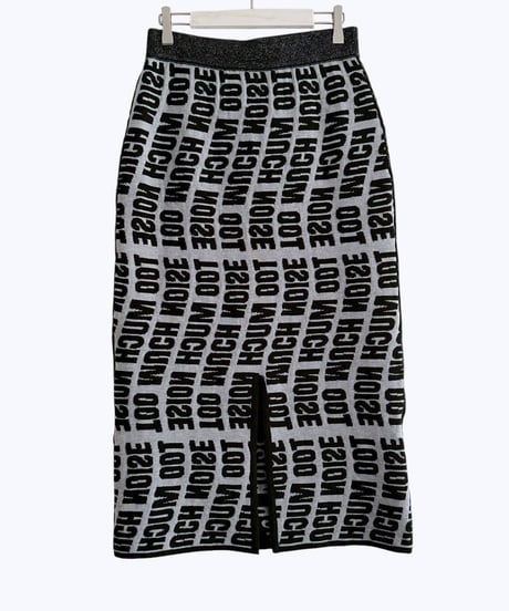 【HCAE】  REVERSIBLE LOGO JACQUARD SKIRT   E26A0039