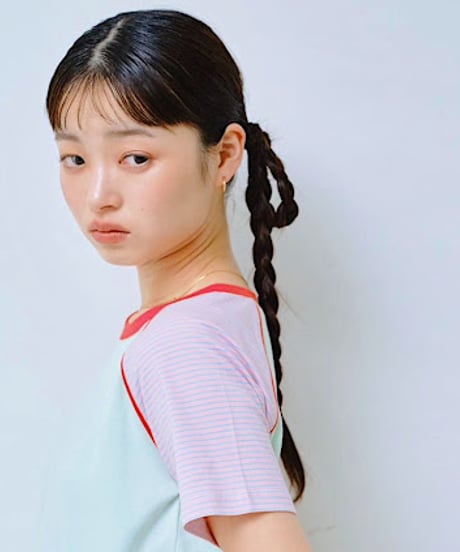 【HCAE】 CONTRAST RAGLAN TEE　E27S0014