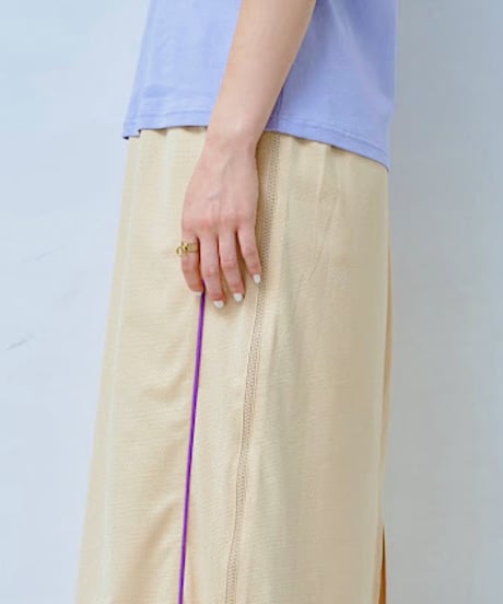 【HCAE】 ZIP MESH SKIRT　E27S0008