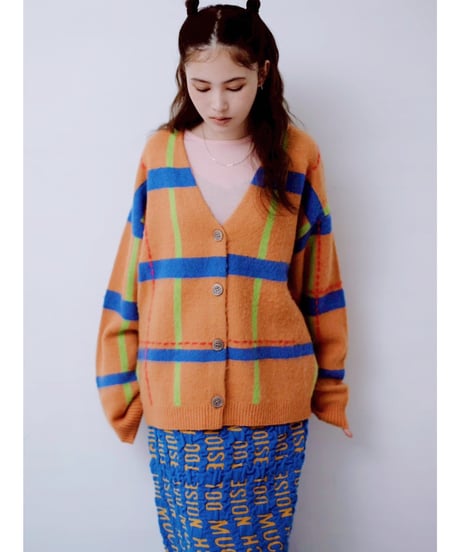 【HCAE】  JACQUARD KNIT CARDIGAN   E26A0044