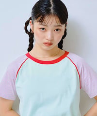 【HCAE】 CONTRAST RAGLAN TEE　E27S0014