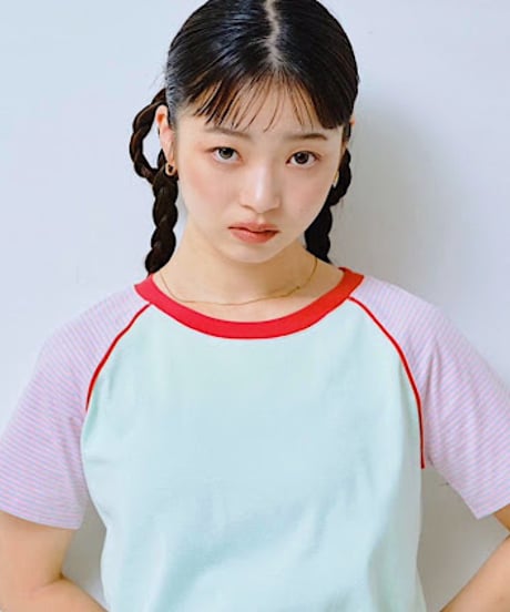 【HCAE】 CONTRAST RAGLAN TEE　E27S0014