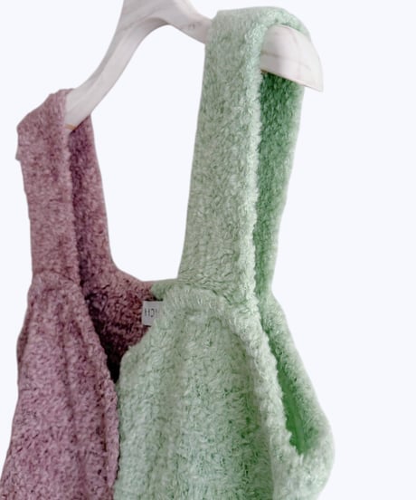 【HCAE】  BICLOR  KNIT BUSTIER  E26A0038