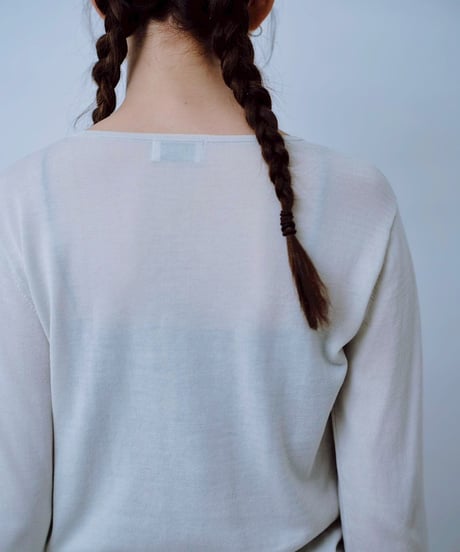 【HCAE】 COLOR CUFF KNIT TOP  E26A0036