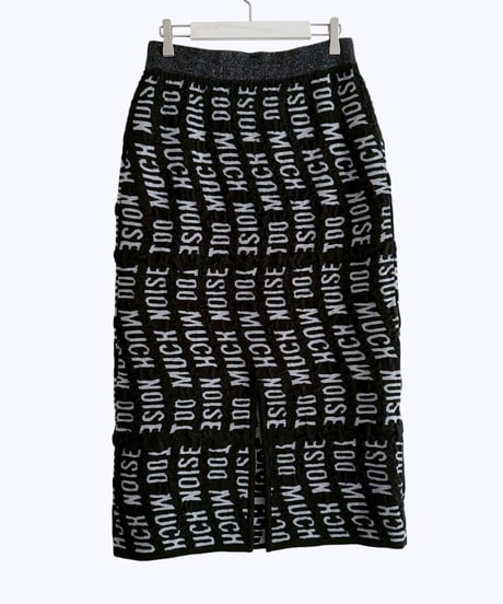 【HCAE】  REVERSIBLE LOGO JACQUARD SKIRT   E26A0039