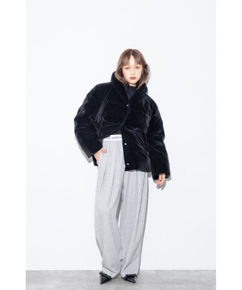 MARGAUX VINTAGE】 ロゴウエストタックパンツ | TO