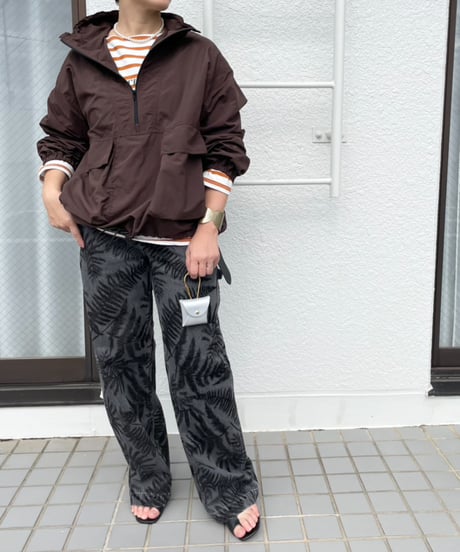 【Lemelange】 フロッキープリントデニムパンツ  8713502