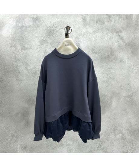 【ayane】裾シアードッキングカットソープルオーバー　897122