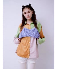 【HCAE】  LOOP KNIT BUSTIER  E26A0032