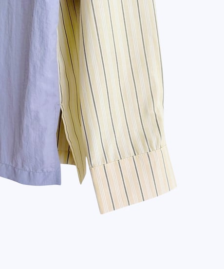 【HCAE】 MIXD PANEL SHIRT　E26A0030