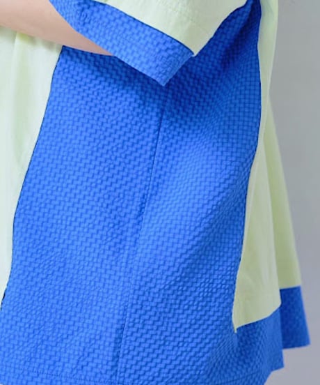 【HCAE】 LAYERED COLLAR COMBINATION TOP　E27S0017