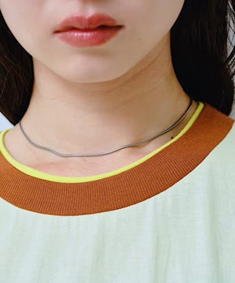 【HCAE】 LAYERED COLLAR COMBINATION TOP　E27S0017