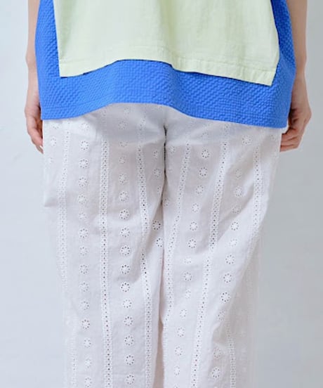 【HCAE】 CUTWORK LACE FRILL PANTS　E27S0004
