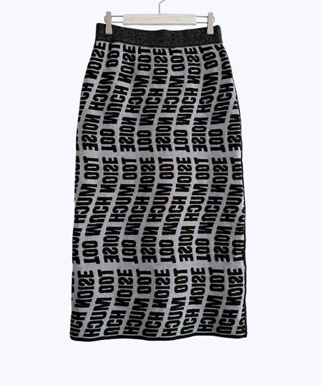 【HCAE】  REVERSIBLE LOGO JACQUARD SKIRT   E26A0039