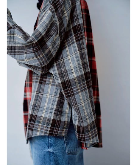 HCAE│ PANELED CHECK PULLOVER