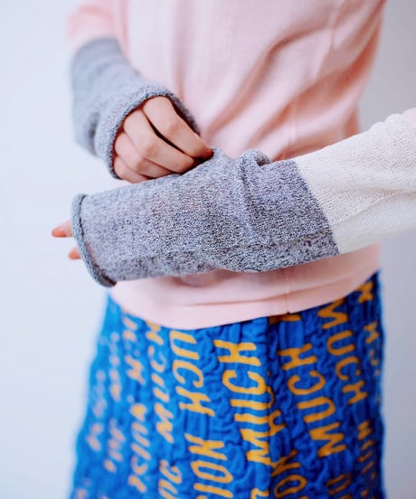 【HCAE】 COLOR CUFF KNIT TOP  E26A0036