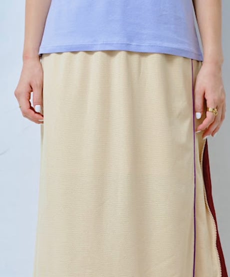 【HCAE】 ZIP MESH SKIRT　E27S0008
