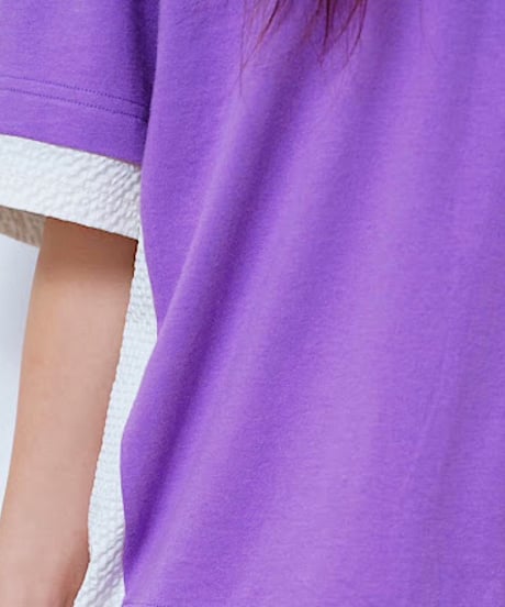 【HCAE】 LAYERED COLLAR COMBINATION TOP　E27S0017