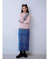 【HCAE】  REVERSIBLE LOGO JACQUARD SKIRT   E26A0039