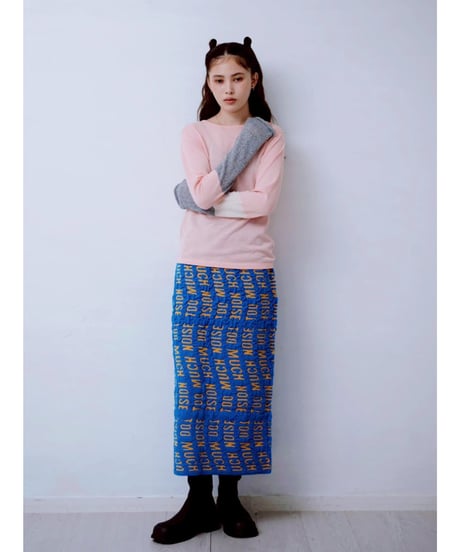 【HCAE】  REVERSIBLE LOGO JACQUARD SKIRT   E26A0039