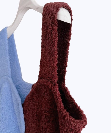 【HCAE】  BICLOR  KNIT BUSTIER  E26A0038