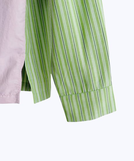 【HCAE】 MIXD PANEL SHIRT　E26A0030