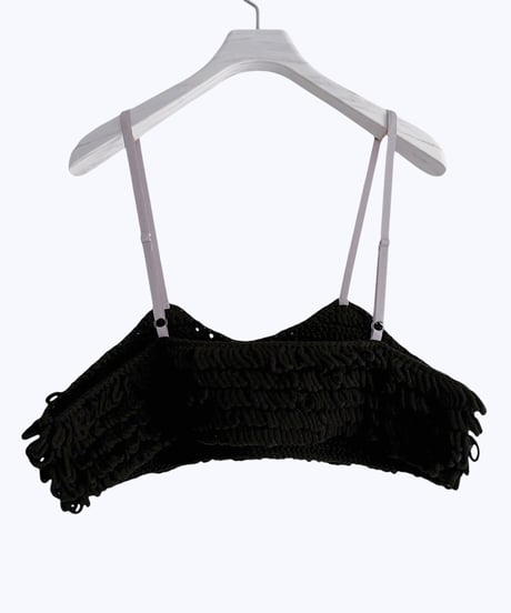 【HCAE】  LOOP KNIT BUSTIER  E26A0032