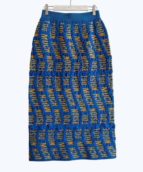 【HCAE】  REVERSIBLE LOGO JACQUARD SKIRT   E26A0039