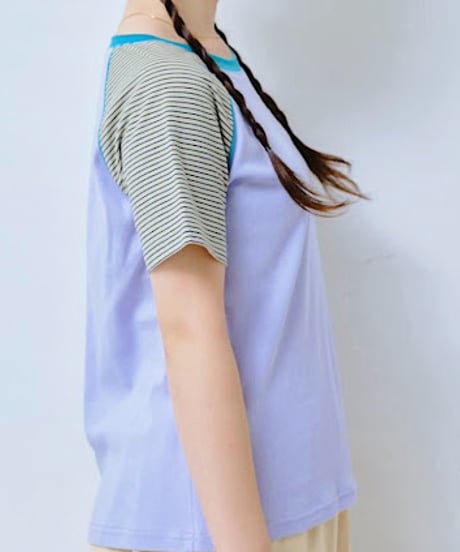 【HCAE】 CONTRAST RAGLAN TEE　E27S0014