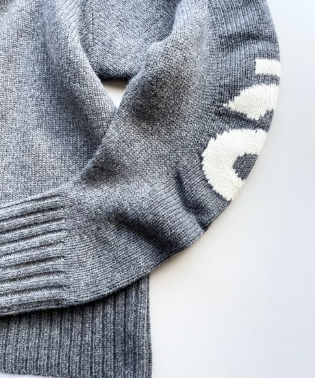 ANTHOM│ 異素材切替ローゲージKNIT　A41540
